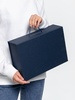 Коробка Case, темно-синяя с логотипом