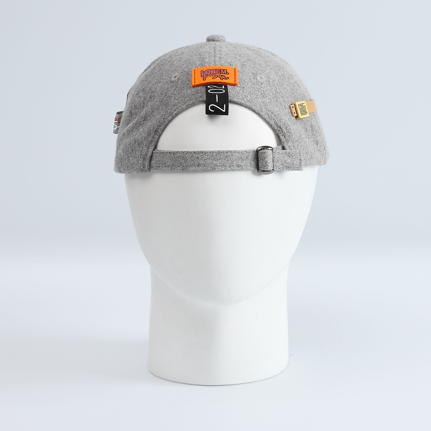 Бейсболка Woolridge, черная с логотипом