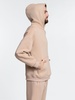 Худи Kulonga Oversize, бежевое с логотипом
