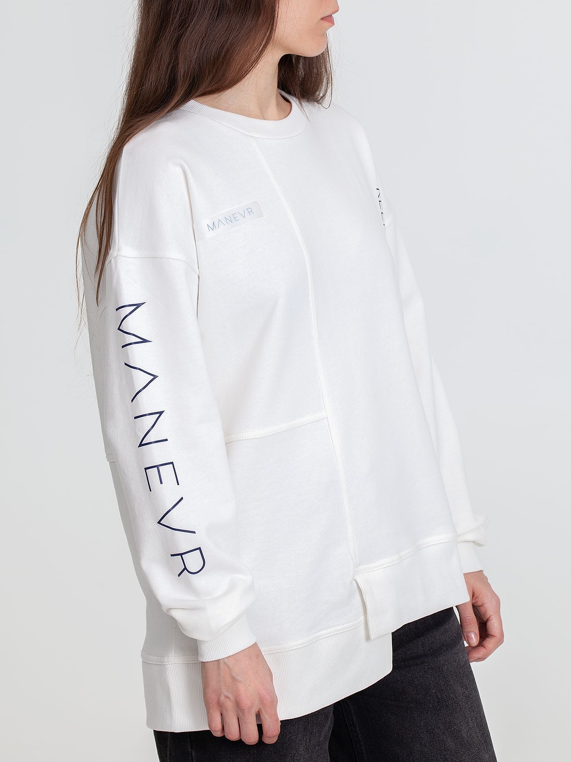 Свитшот Neofit, кремовый с логотипом