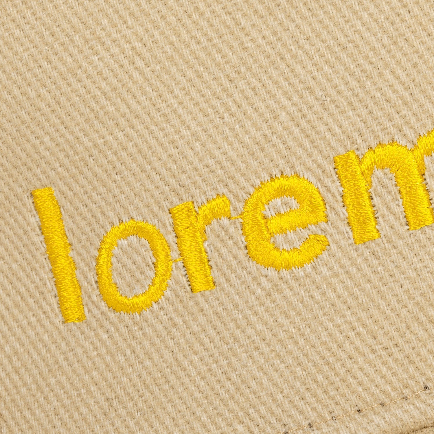 Бейсболка Hillside, бежевая с логотипом