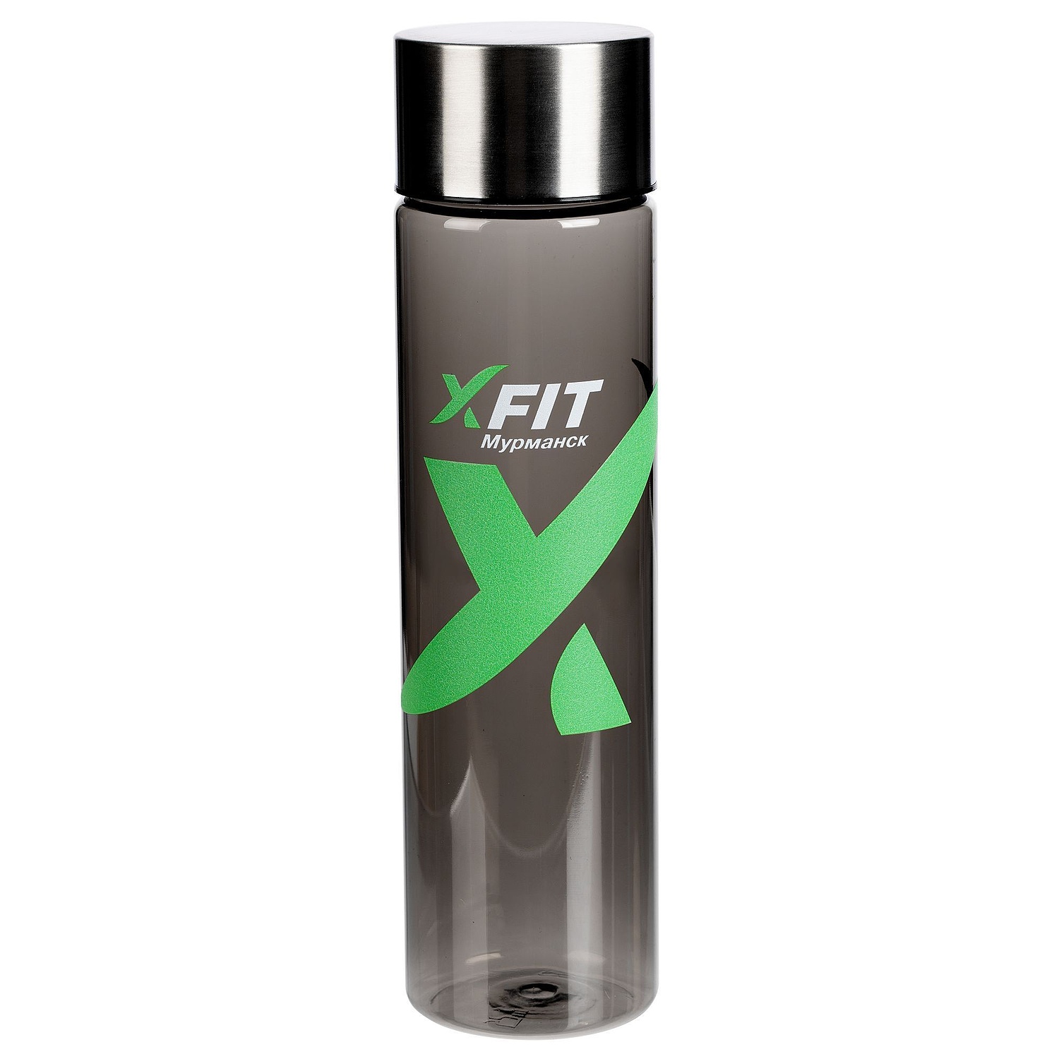 Бутылка для воды Misty, черная с логотипом