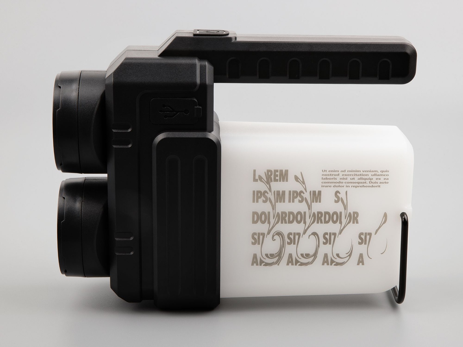 Кемпинговый фонарь-лампа аккумуляторный Yol, черный