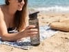 Бутылка для воды Holo, черная с логотипом