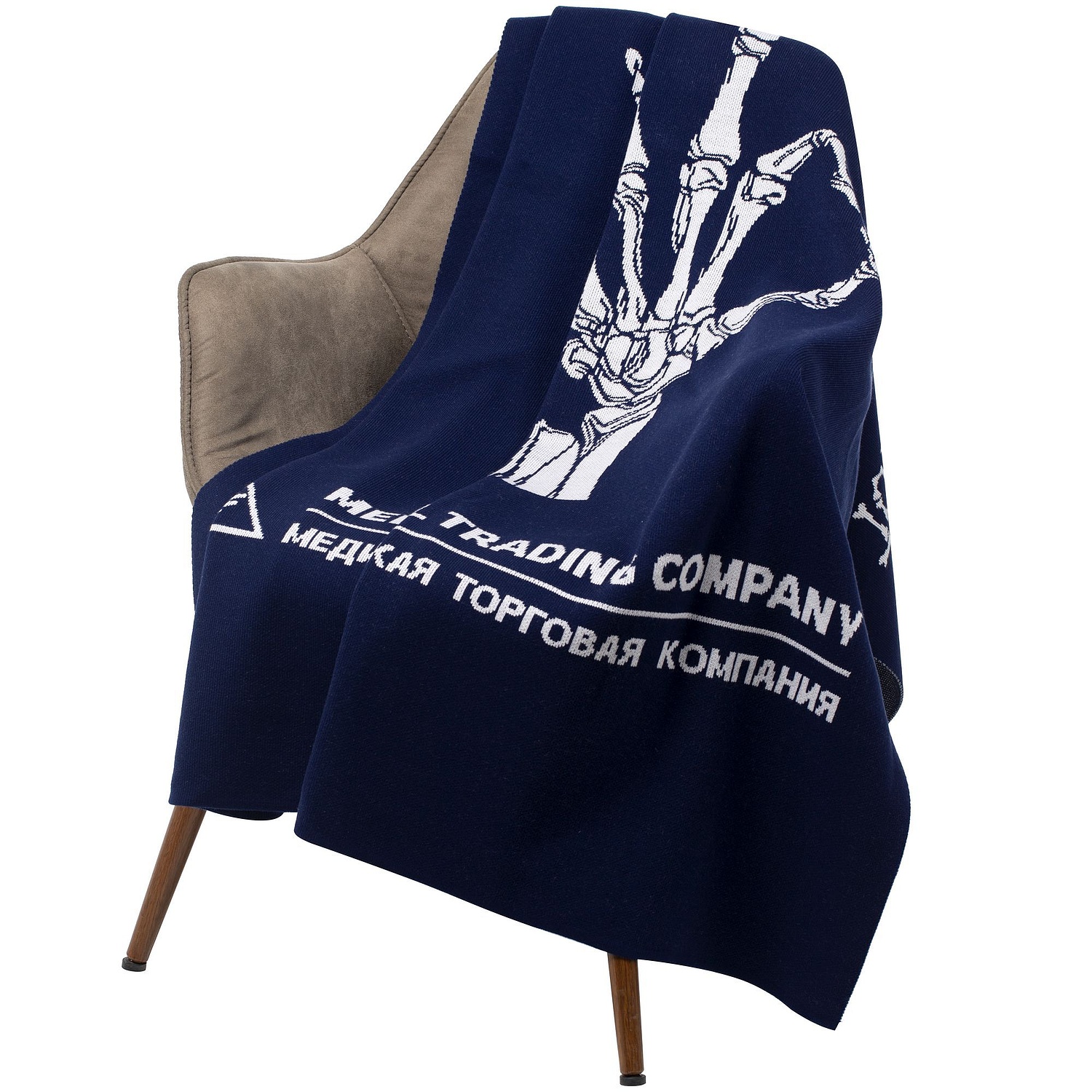 Плед на заказ Tricksy Fint, М, акрил с логотипом