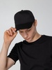 Бейсболка Promo, черная с логотипом