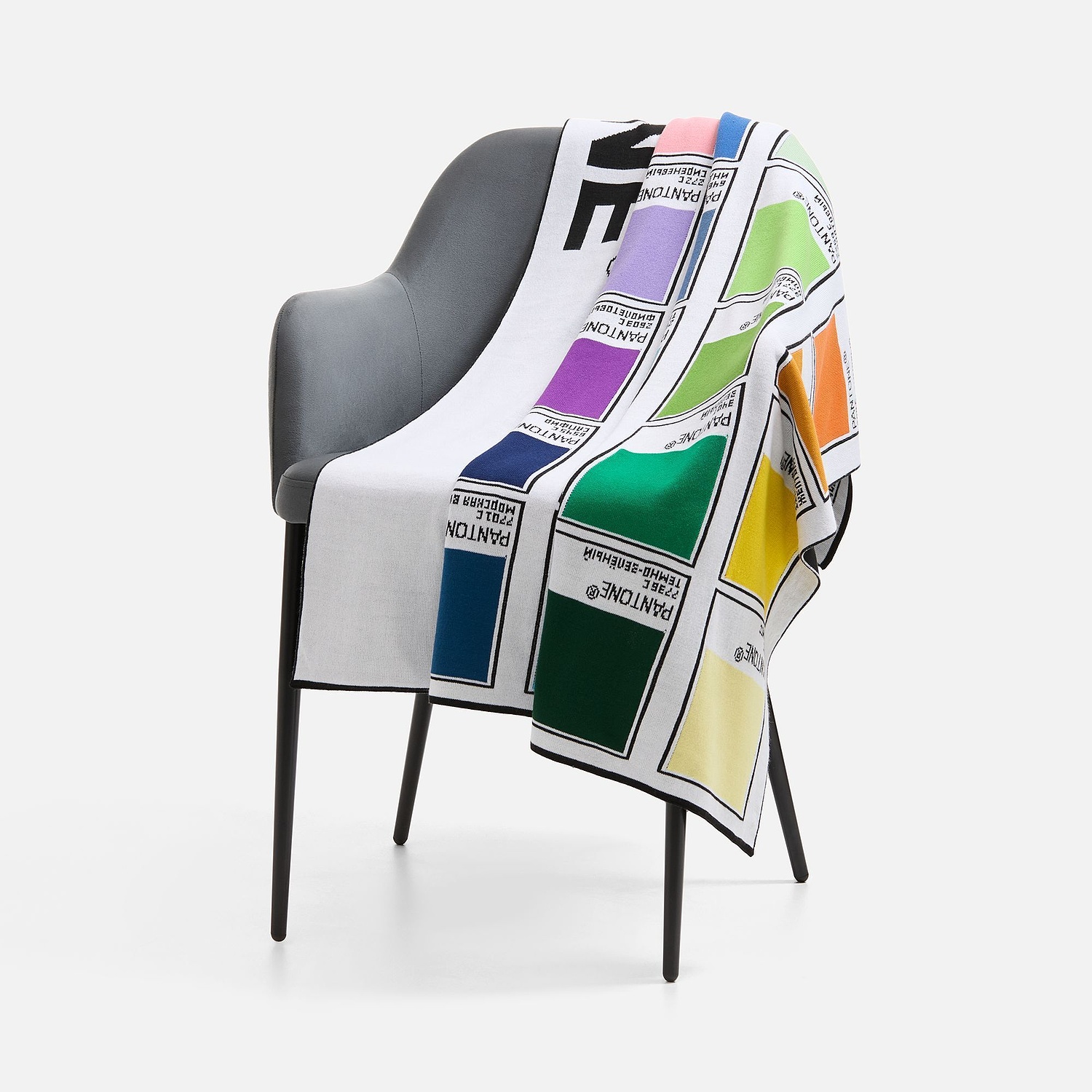 Плед Multicolor Net на заказ, S, акрил с логотипом