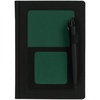Ежедневник Mobile на заказ, недатированный, черно-зеленый с логотипом