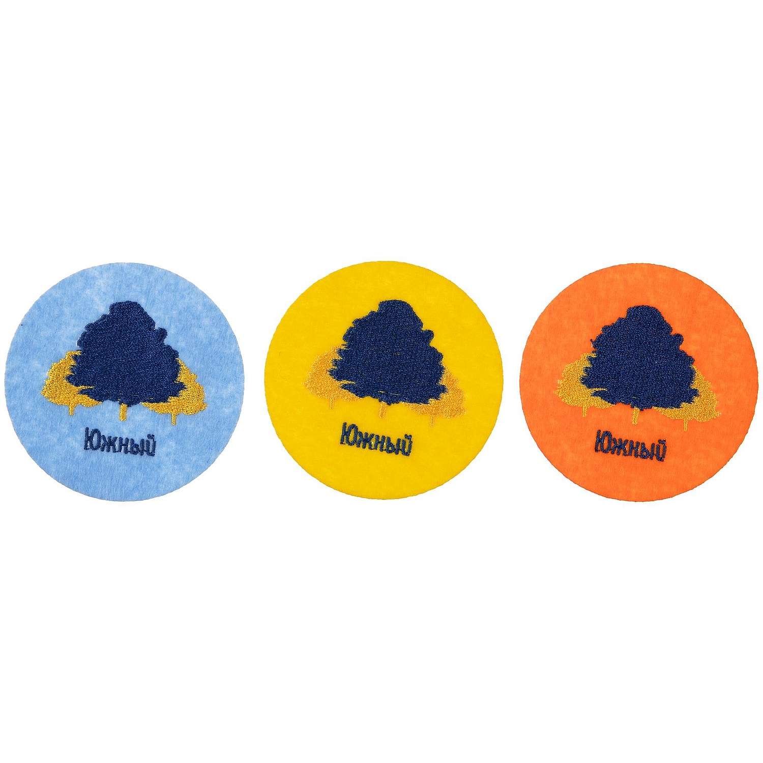 Заготовка из фетра Felt S, оранжевый неон с логотипом