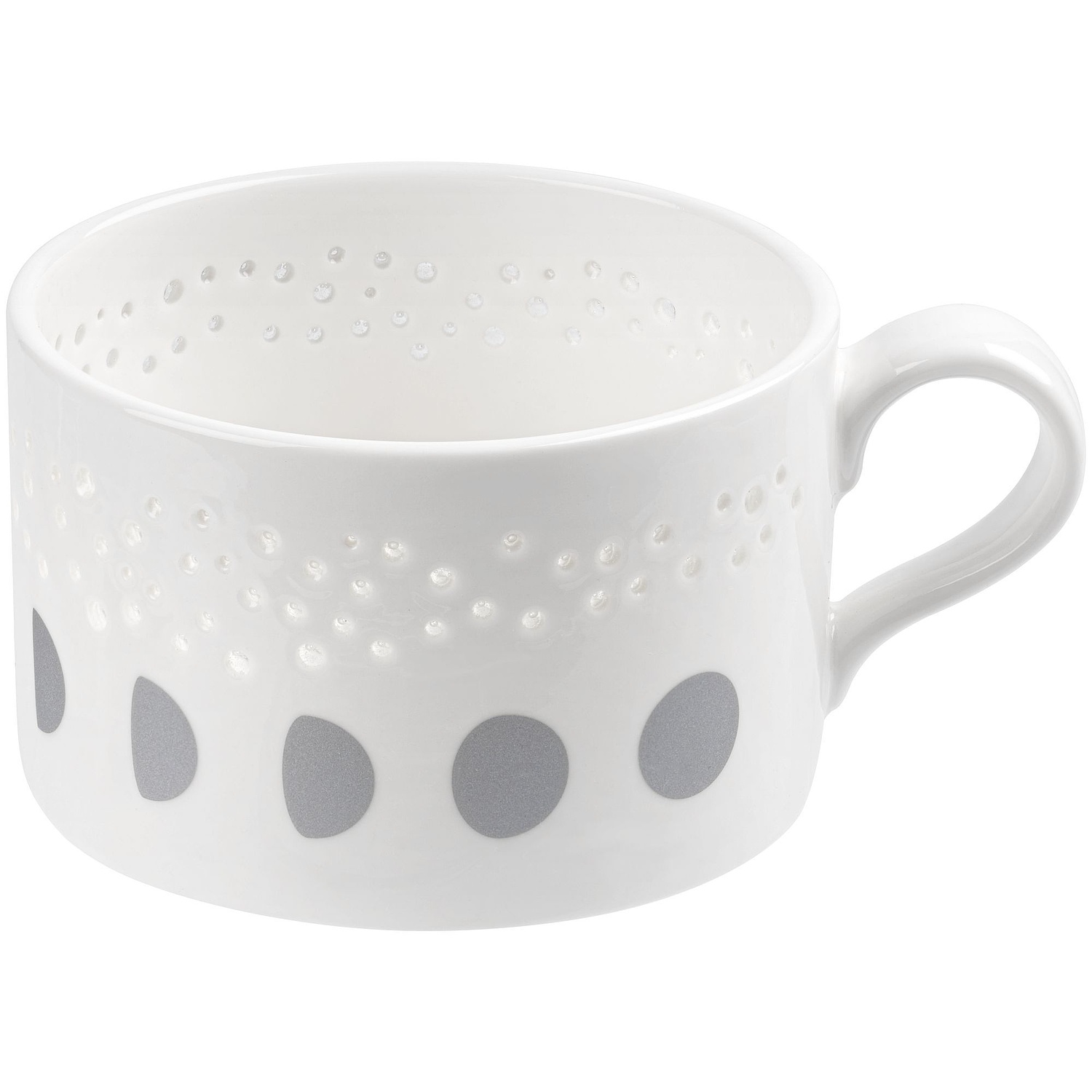 Чайная пара Coralli Luziano, белая с логотипом