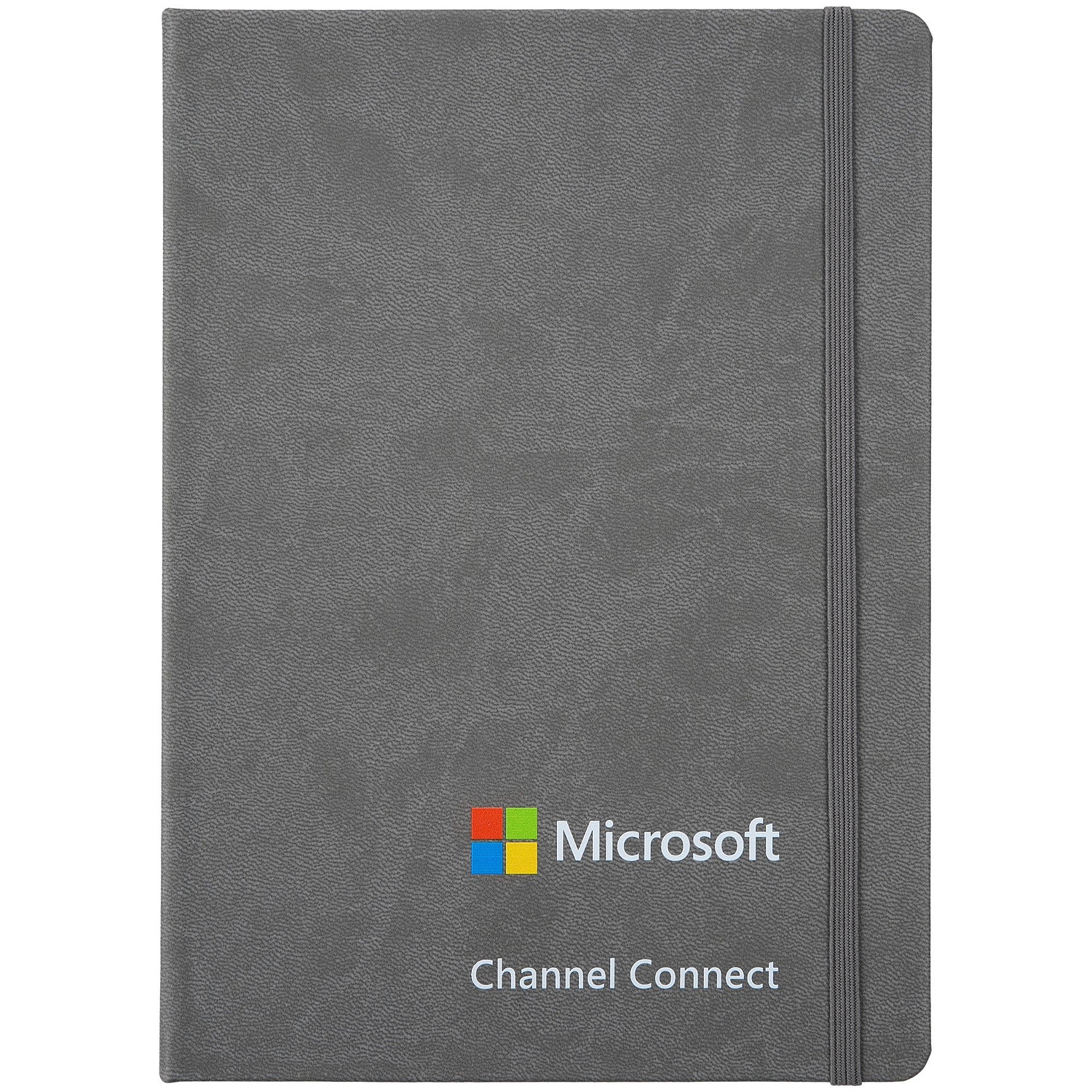 Ежедневник New Factor, недатированный, серый с логотипом