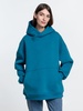 Худи Kulonga Oversize, бирюзовое с логотипом