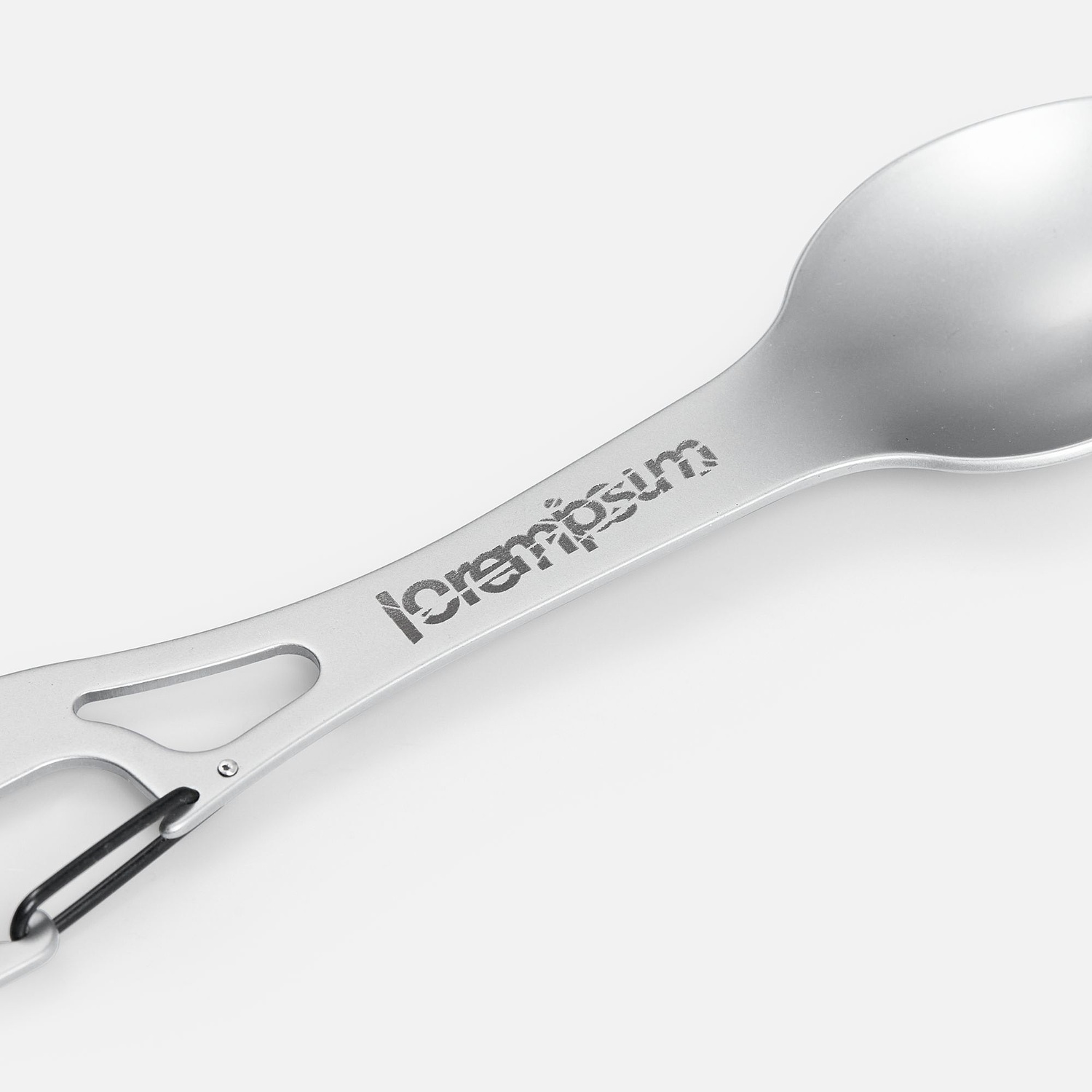 Походный столовый прибор Twin Win, стальной с логотипом