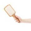 Расческа массажная Vihri, прямоугольная с логотипом
