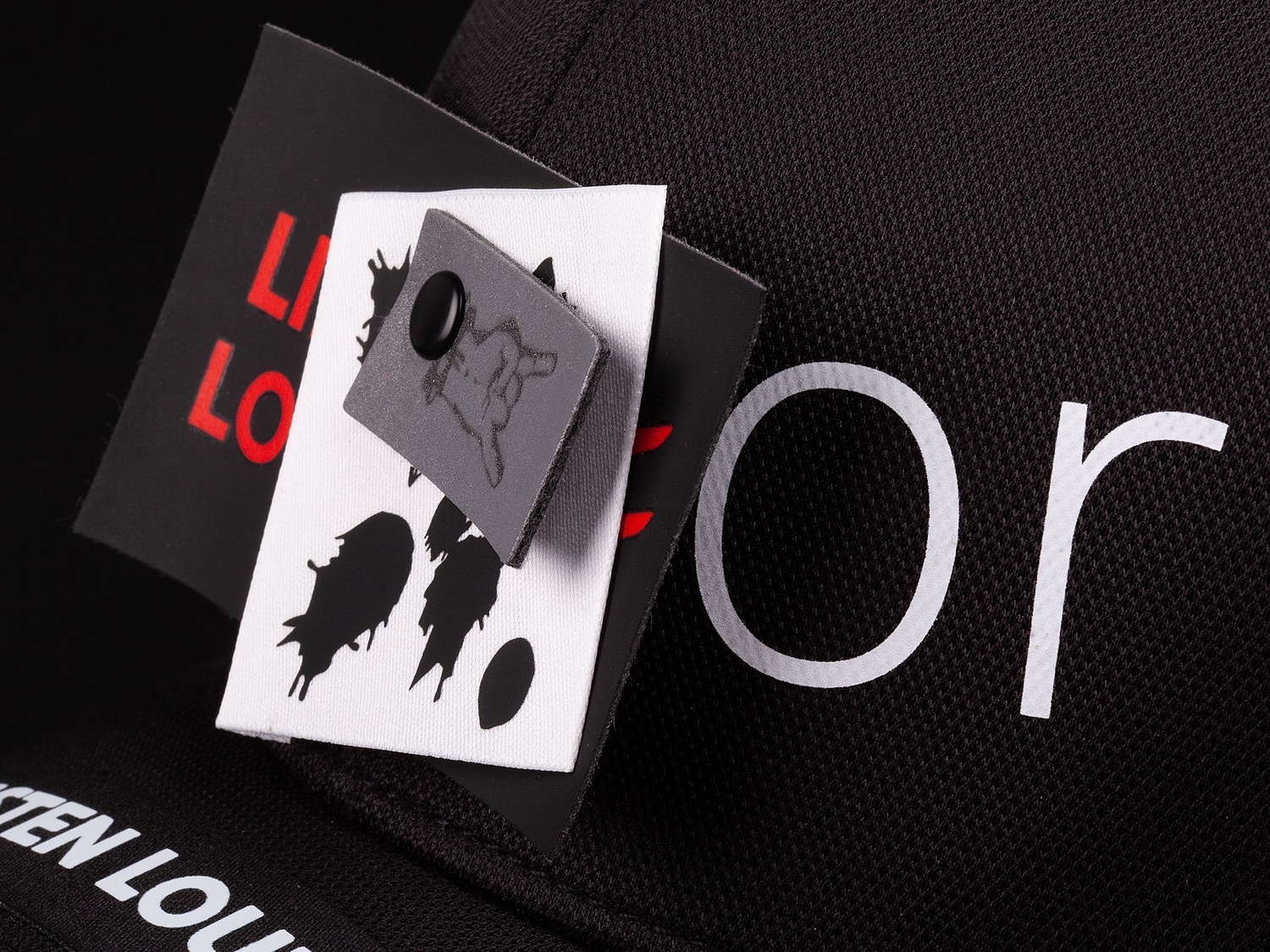 Бейсболка Harris, черная с логотипом