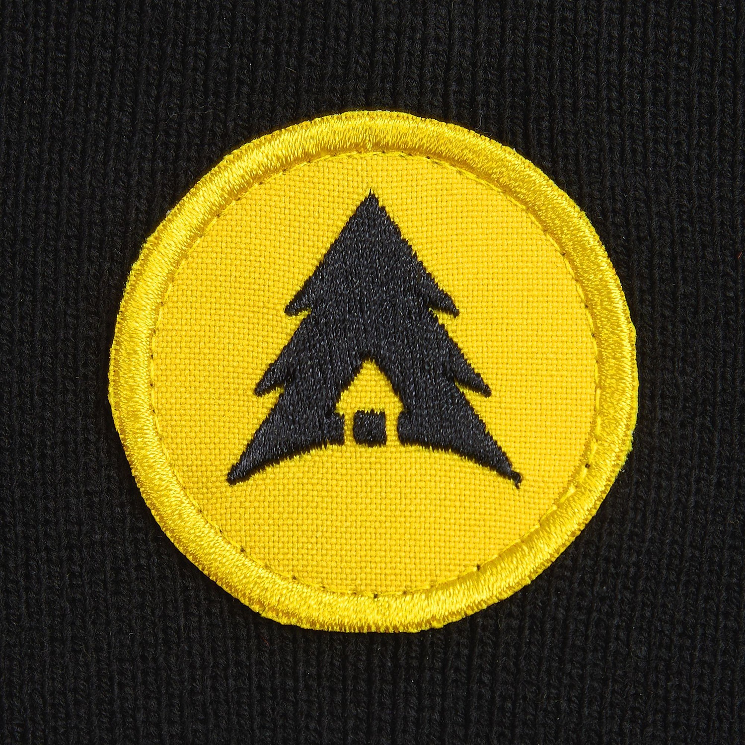 Шеврон из габардина Gabo S, желтый с логотипом