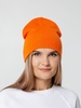 Шапка Tube Top, оранжевая (апельсин) с логотипом