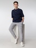 Футболка оверсайз мужская Boxy Men, синяя (джинс) с логотипом