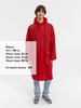 Дождевик RainDrop, красный с логотипом