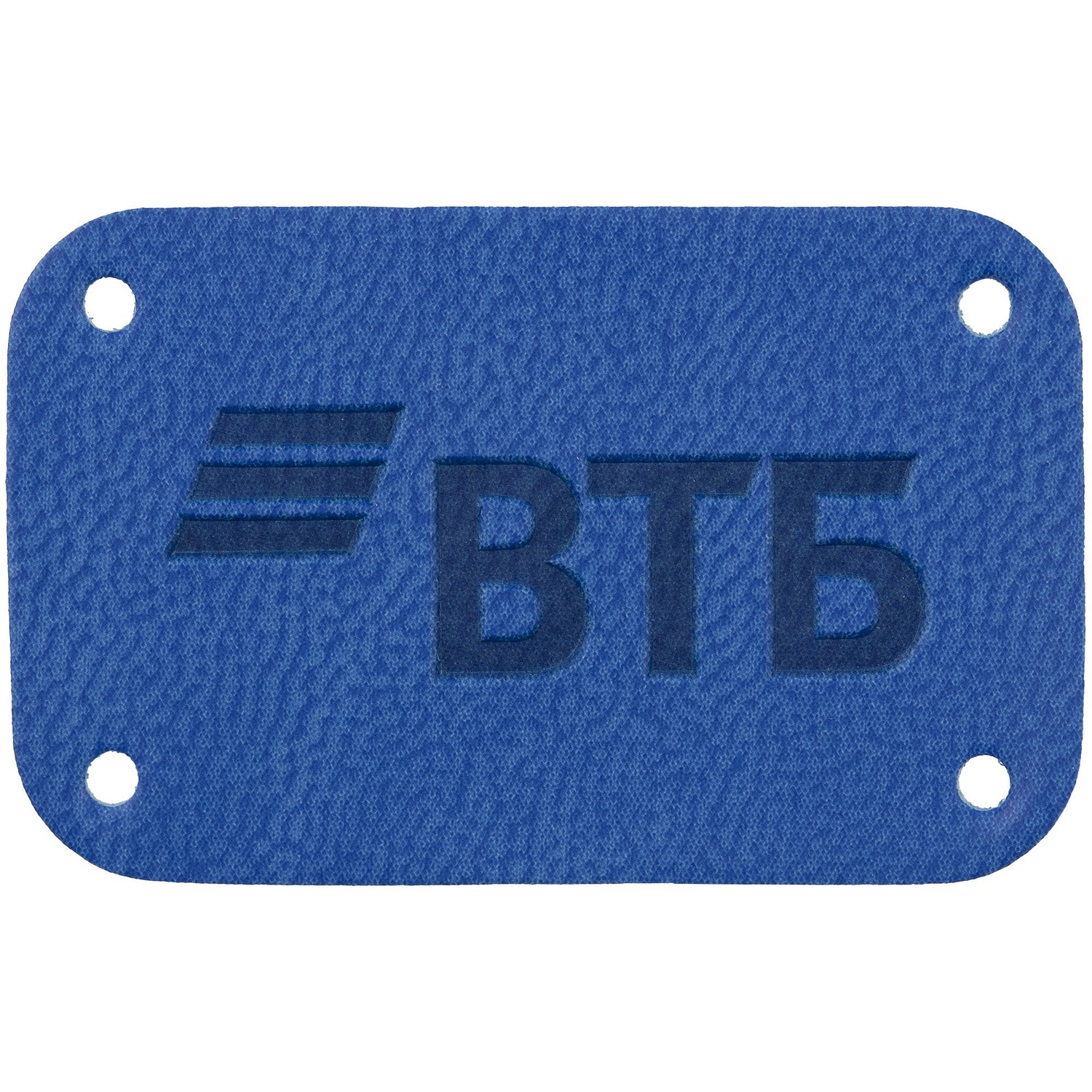 Лейбл Eta Latte, S, синий с логотипом