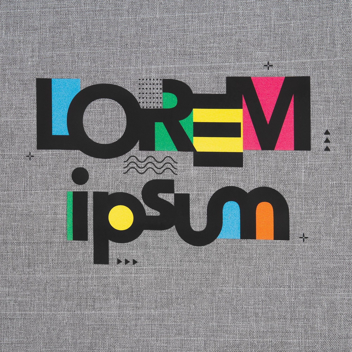 Рюкзак-мешок Melango, серый с логотипом