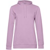 Толстовка с капюшоном женская Hoodie, сиреневая с логотипом