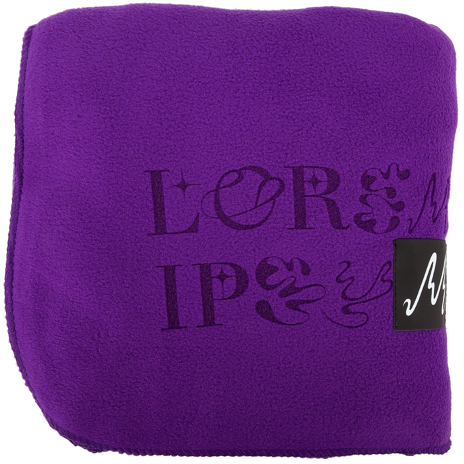 Флисовый плед Warm&Peace, фиолетовый