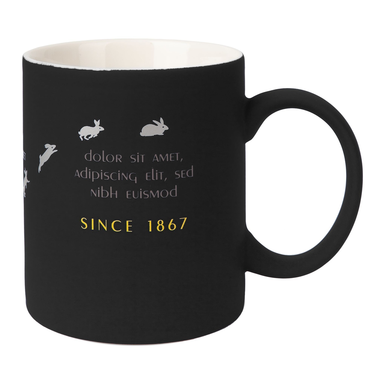 Кружка Promo Soft с покрытием софт-тач, черная с логотипом