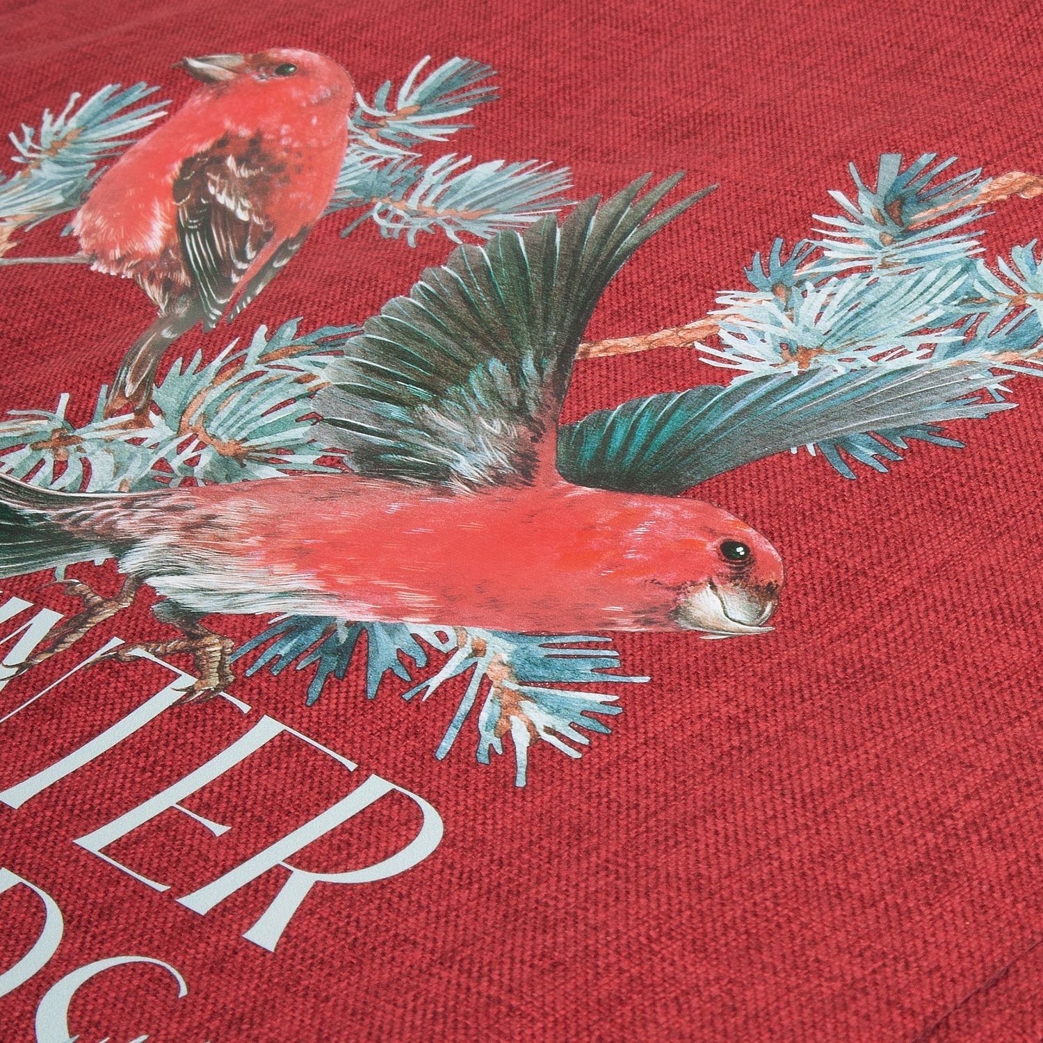 Наволочка Settle In, красная