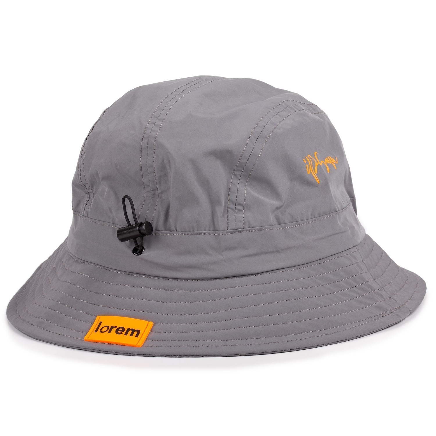 Панама Ben Mac, серая с логотипом