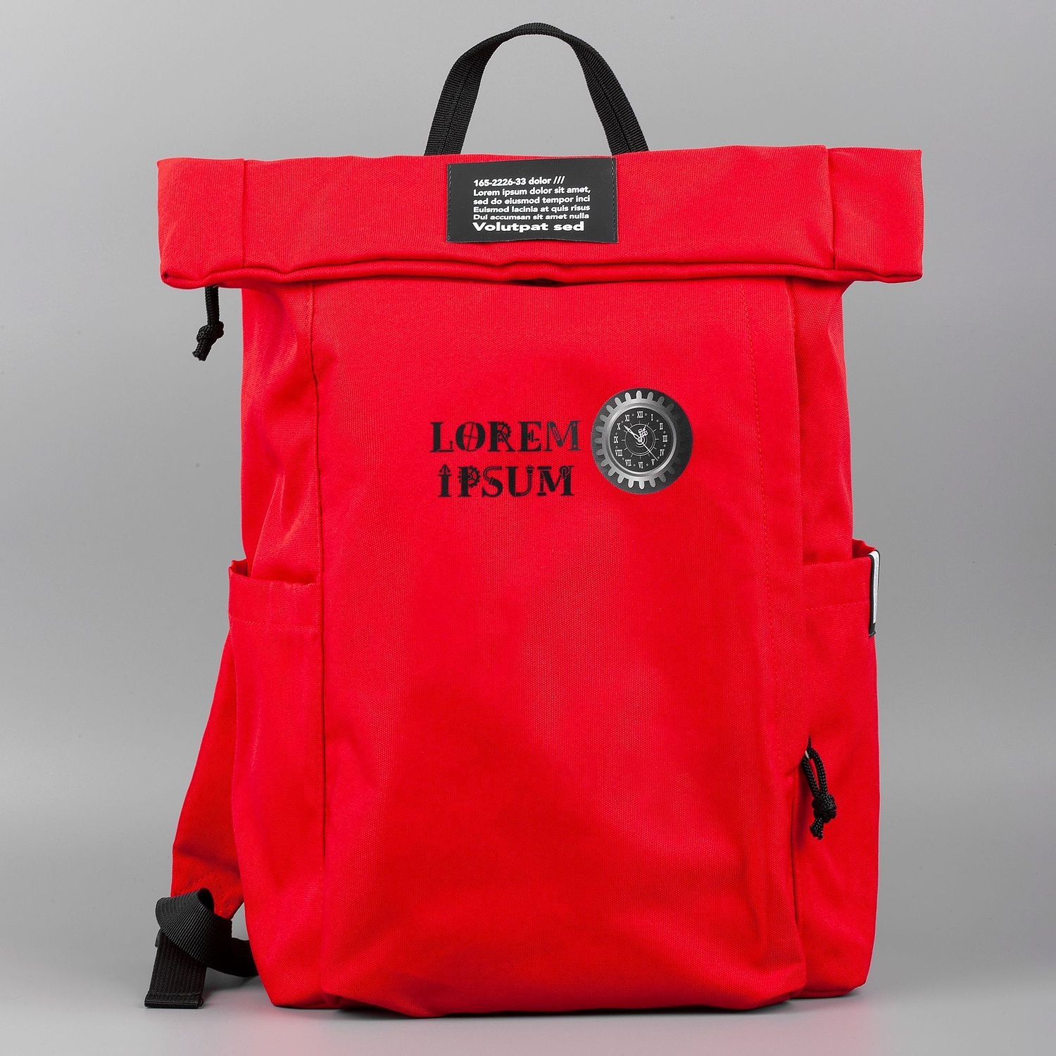 Рюкзак Hank, красный с логотипом