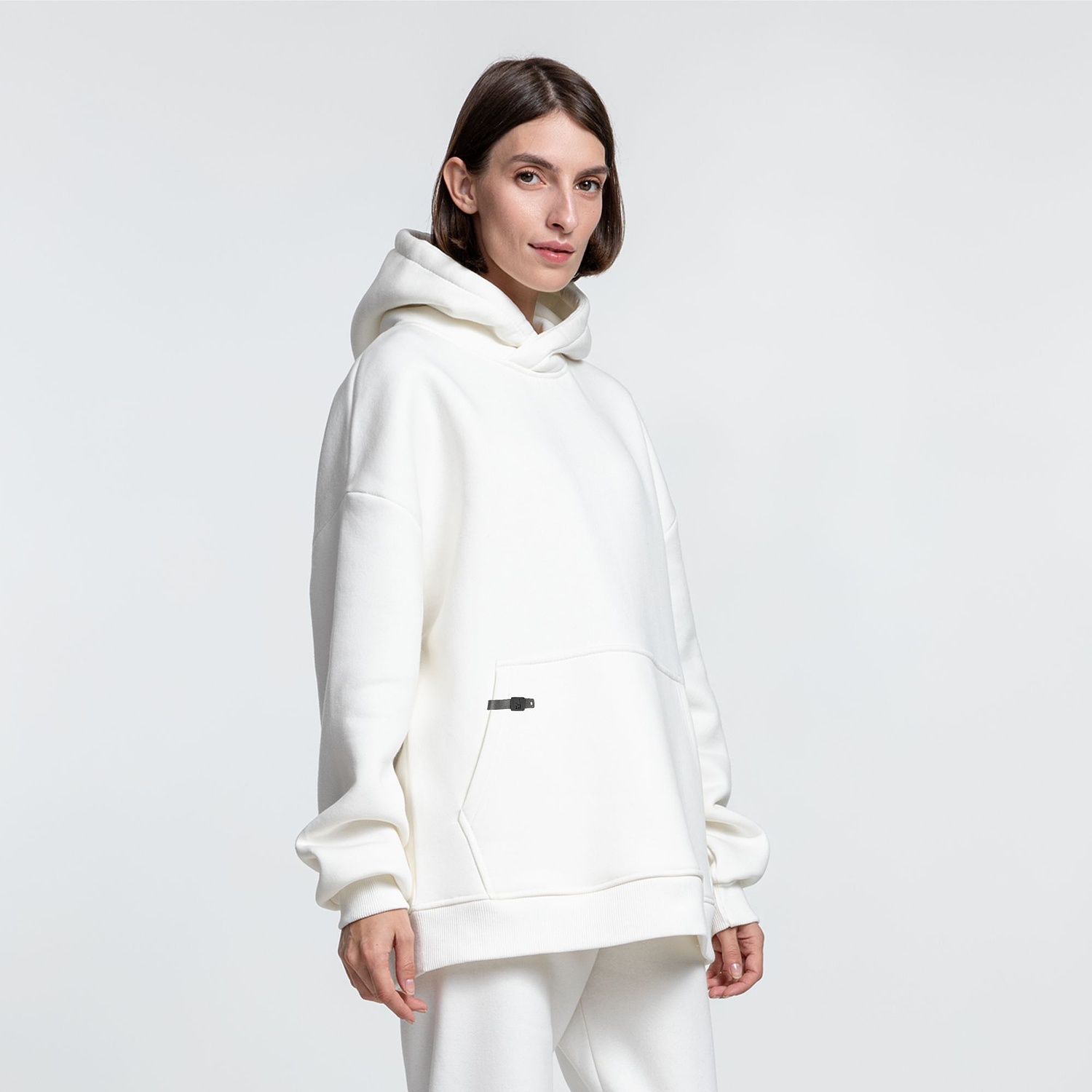 Лейбл кожаный Beta, XS, серый с логотипом