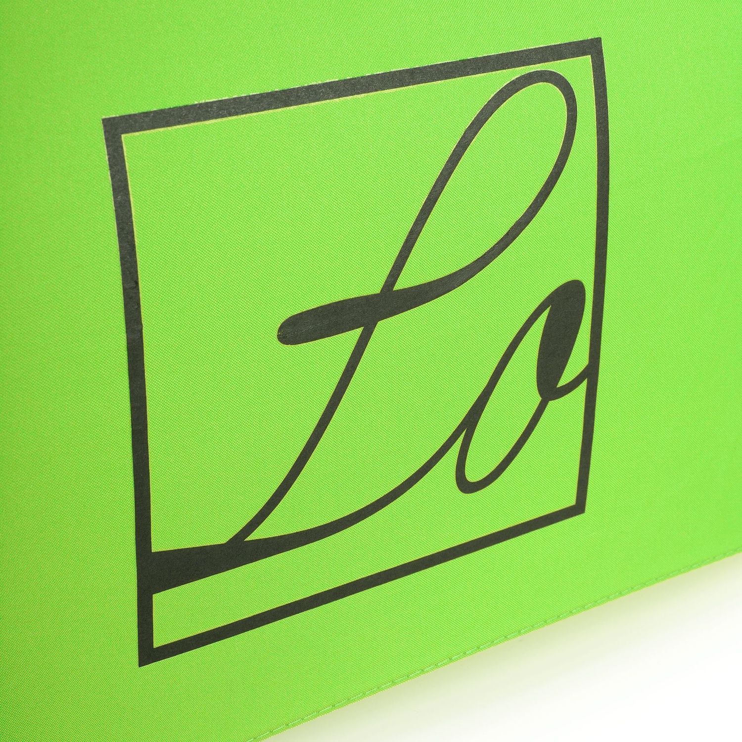 Зонт складной Basic, зеленое яблоко с логотипом