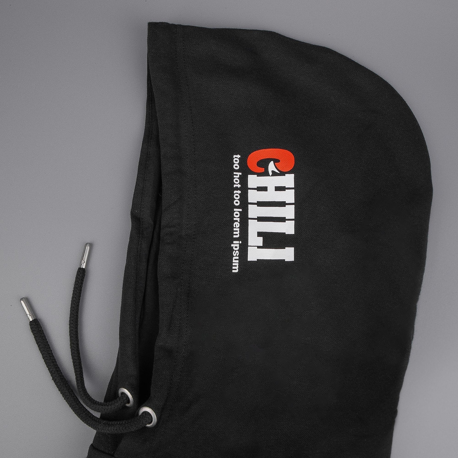 Толстовка унисекс Stellar, черный меланж с логотипом