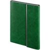 Ежедневник Petrus Flap, недатированный, зеленый с логотипом