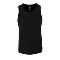 Майка мужская Sporty TT Men, черная с логотипом