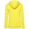 Толстовка с капюшоном женская Hoodie, желтая с логотипом