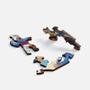 Деревянный пазл с крышкой PuzzleBox на заказ с логотипом