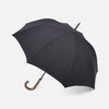 Зонт-трость Mayfair, черный с логотипом