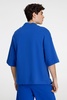 Футболка оверсайз унисекс T9, синяя, размер M/L