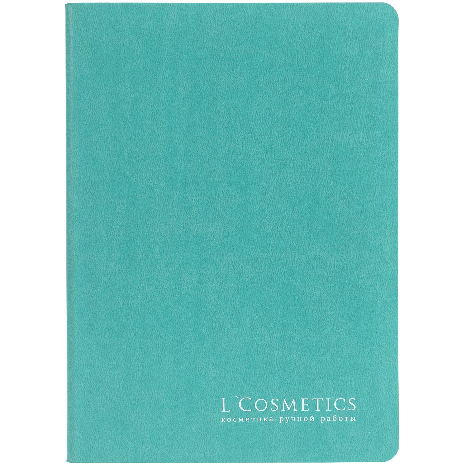 Ежедневник Cortado, недатированный, бирюзовый с логотипом