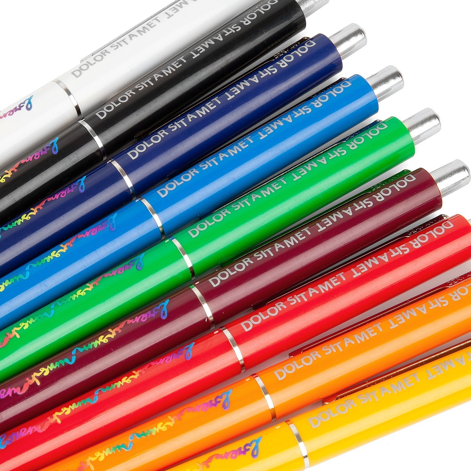 Ручка шариковая Senator Point, ver.2, красная с логотипом