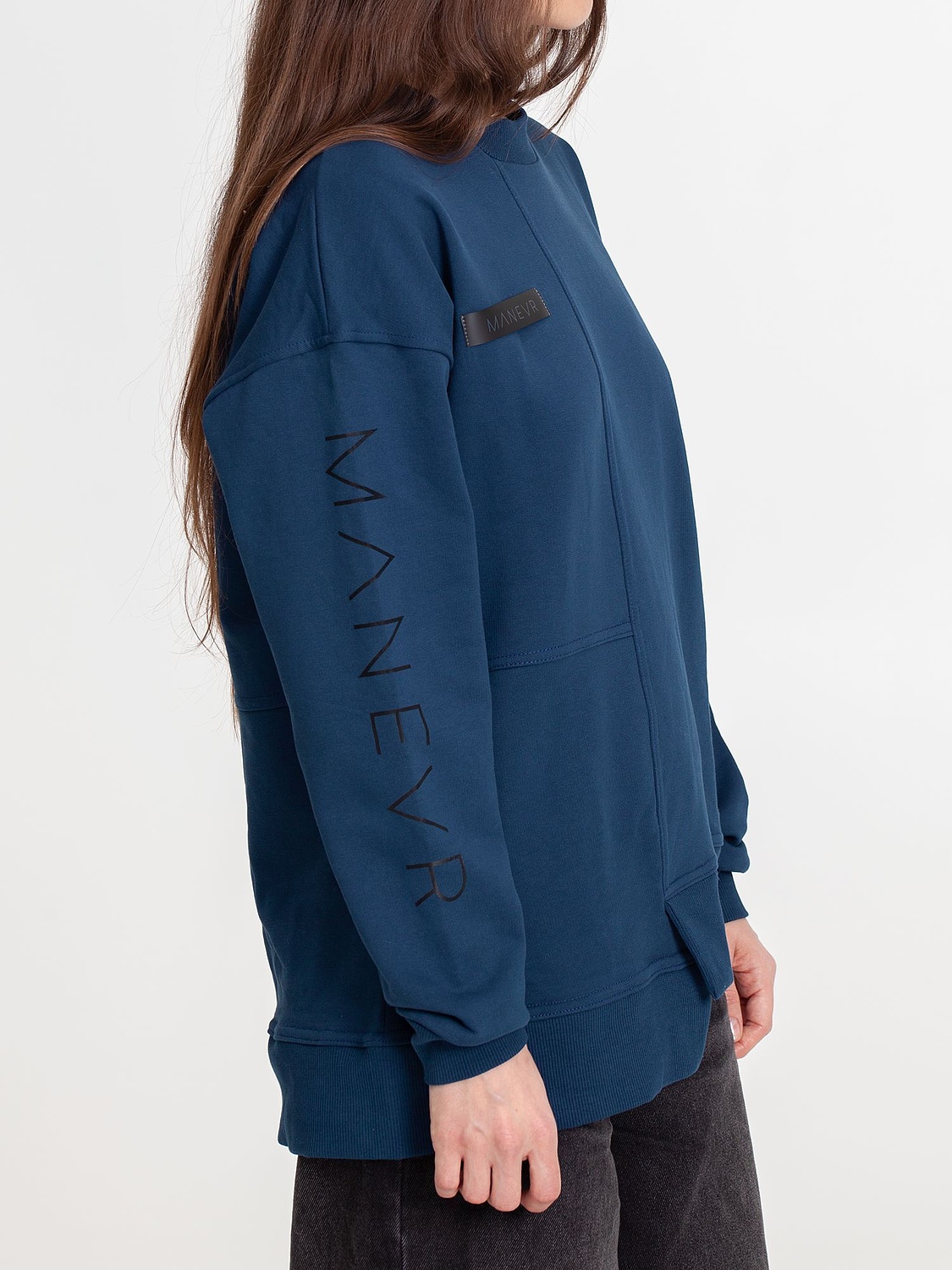 Свитшот Neofit, темно-синий с логотипом