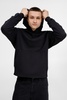 Худи оверсайз унисекс Kosmos, черное, размер M/L