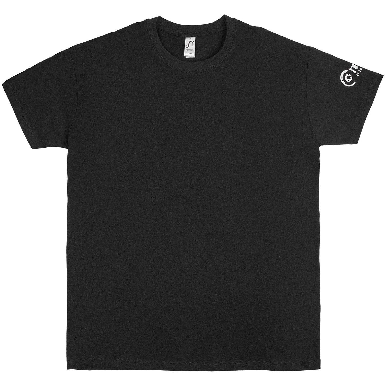 Футболка унисекс Regent 150, черная с логотипом