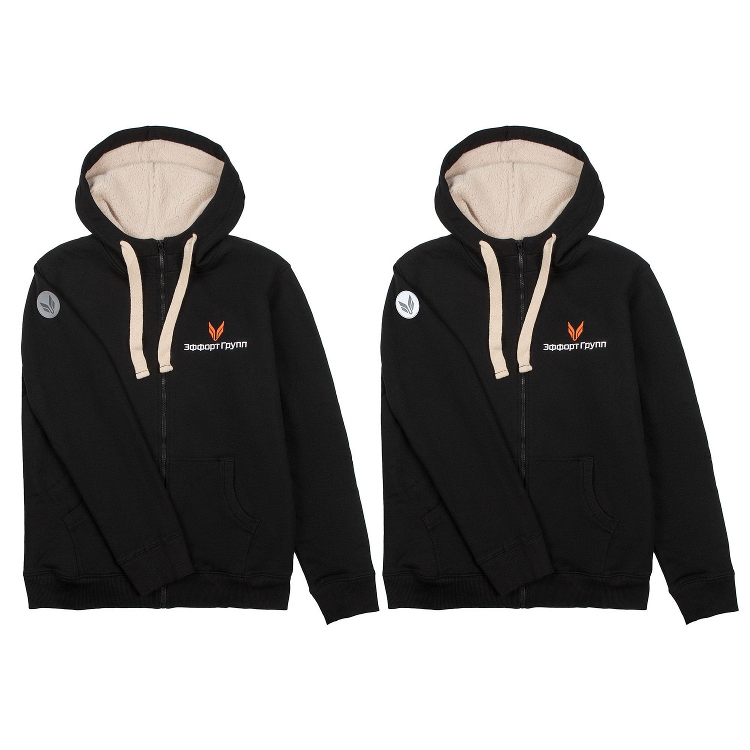 Лейбл светоотражающий Tao Round, L, серый с логотипом