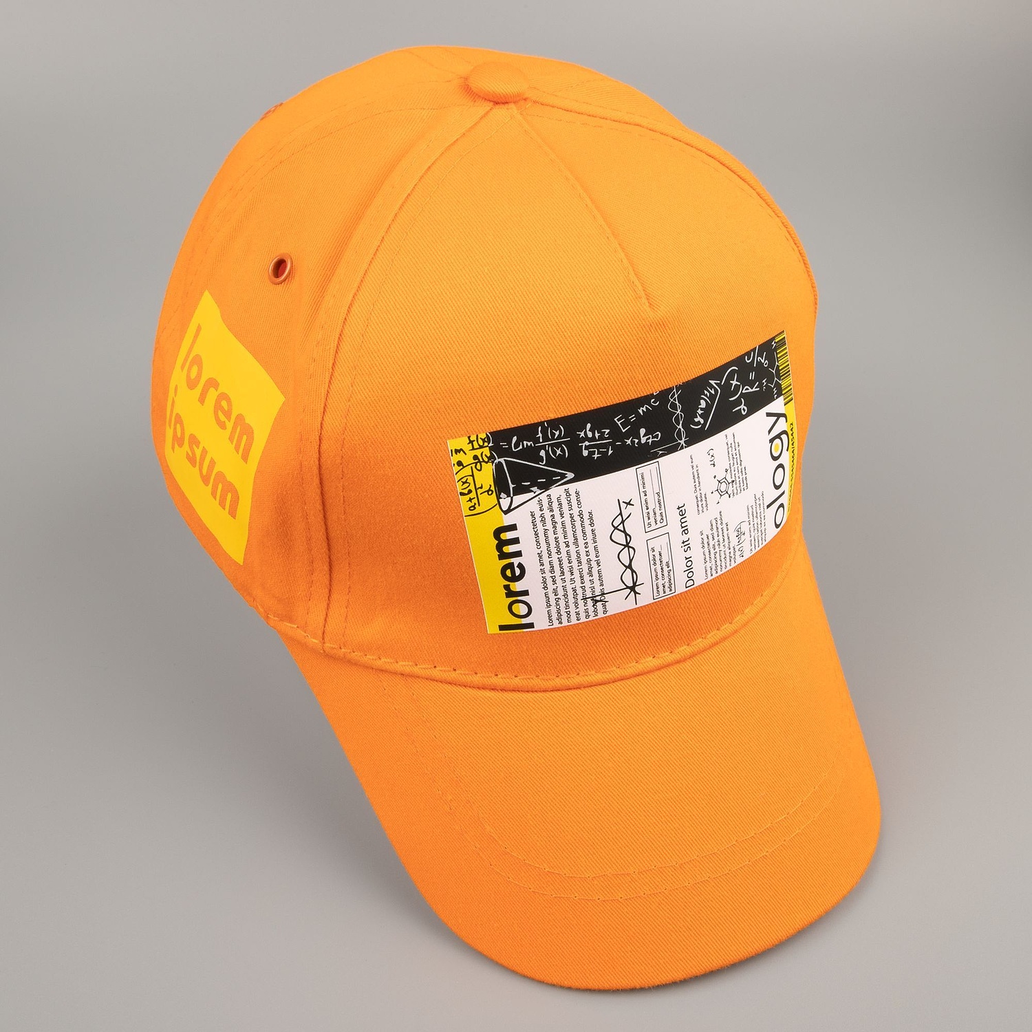 Бейсболка Convention, оранжевая с логотипом