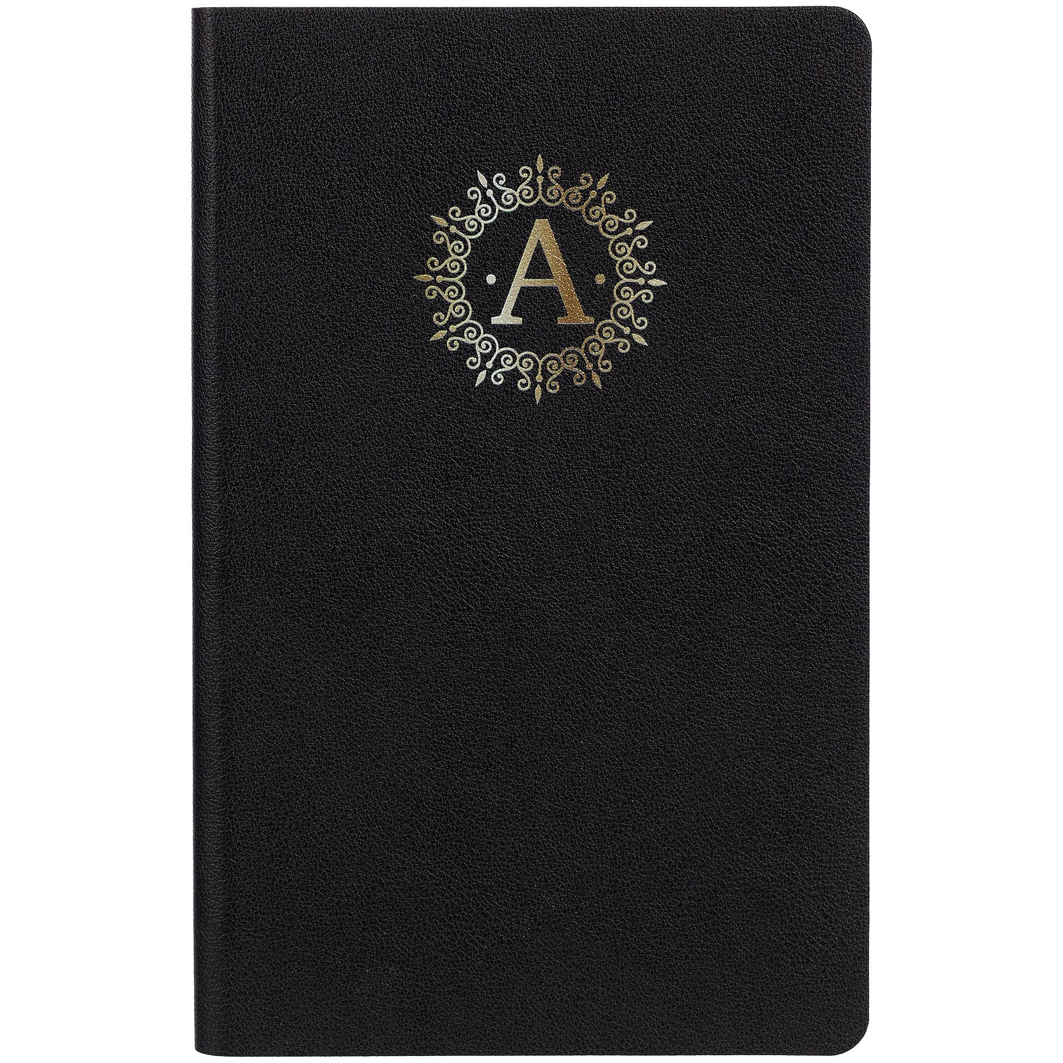 Ежедневник Petrus, недатированный, черный с логотипом