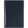Ежедневник-портфолио Napoli, недатированный, синий с логотипом