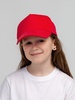 Бейсболка детская Standard Kids, красная с логотипом